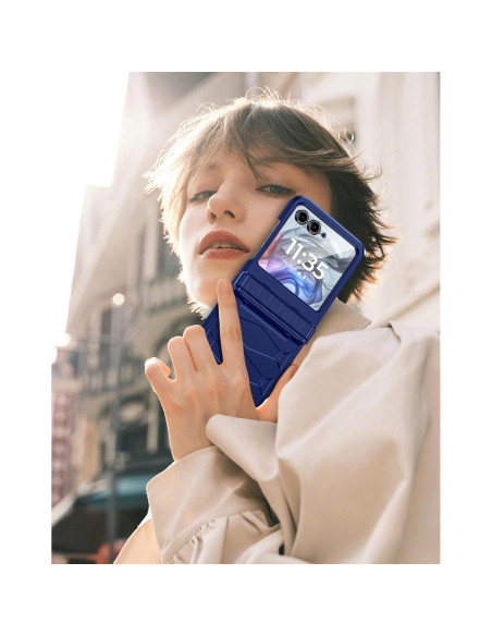 Funda Vizvera para Motorola Razr 2025 con Protector de Pantalla