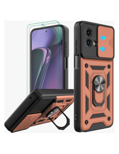 Funda AYMECL Rosa Dorado para Moto G Stylus 5G 2023 con Protector