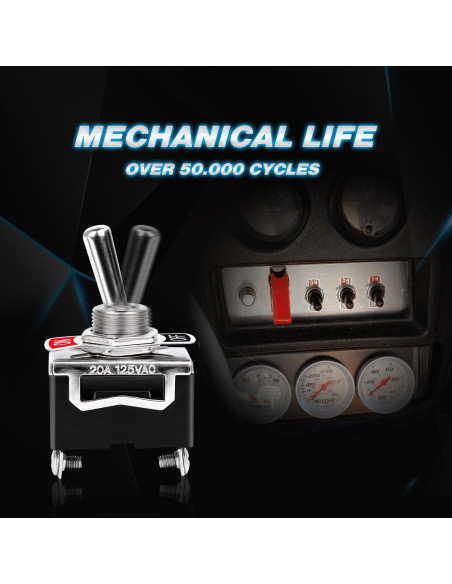 Interruptor de Palanca Nilight 90012E 15A 250V 5 Piezas