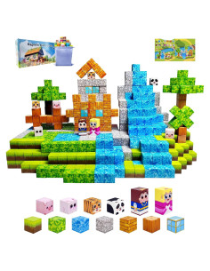 100 Bloques Magnéticos Aleath para Niños 3-12 Años - Juguetes STEM