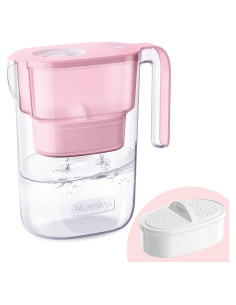 Jarra de Filtro Waterdrop Elfin 7 Tazas Rosa con Indicador