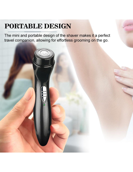 Mini Afeitadora Eléctrica Inalámbrica QKDS USB Portátil