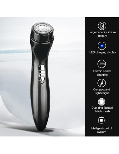 Mini Afeitadora Eléctrica Inalámbrica QKDS USB Portátil