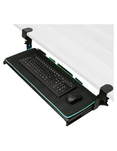 Bandeja de Teclado Ajustable VIVO MOUNT-KB05GP con Alfombrilla RGB