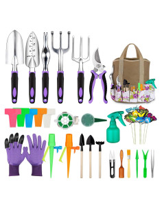 Juego de Herramientas de Jardín Tudoccy 83 Piezas Ergonómico