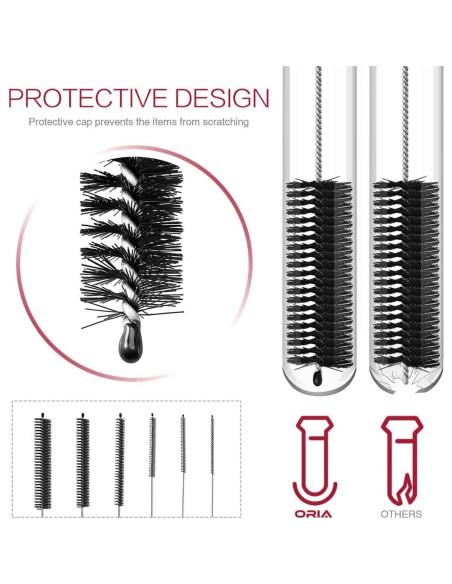 Cepillo Limpiador de Tubos DESIN - Juego de 10 Piezas 20.8 cm