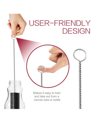 Cepillo Limpiador de Tubos DESIN - Juego de 10 Piezas 20.8 cm