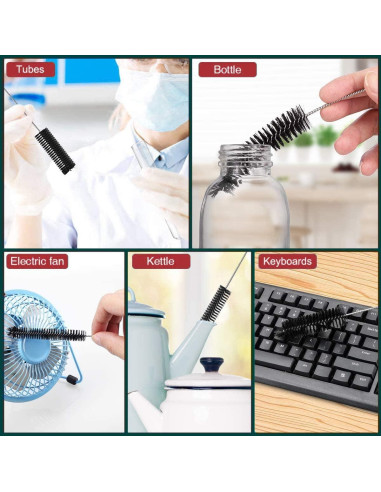 Cepillo Limpiador de Tubos DESIN - Juego de 10 Piezas 20.8 cm