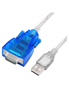 Cable USB a RS232 Macho 0.5m Buacoz - Alta Compatibilidad