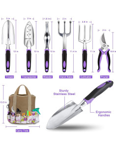 Juego de Herramientas de Jardín Tudoccy 83 Piezas Ergonómico 2