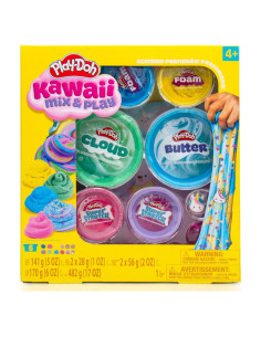 Play-Doh Kawaii Mezcla y Juego Aromatizado - 6 Latas