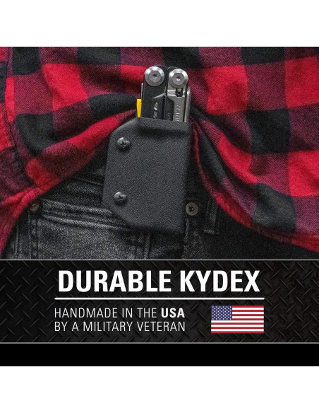Funda Kydex Clip & Carry para Leatherman SIGNAL - Negro