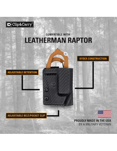 Funda Kydex Clip & Carry para Tijeras Leatherman Raptor 2