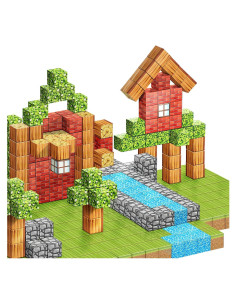 100 Bloques Magnéticos de Construcción para Niños - 2.54 cm