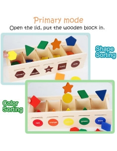 Juguete Educativo de Clasificación y Emparejamiento LOYUEGIYO 2