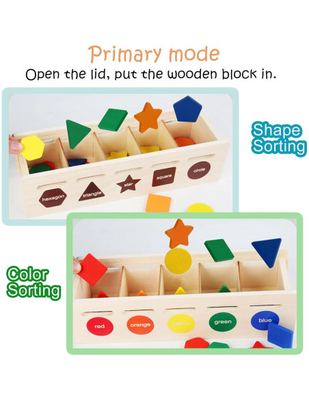 Juguete Educativo de Clasificación y Emparejamiento LOYUEGIYO