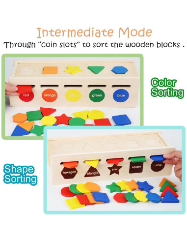 Juguete Educativo de Clasificación y Emparejamiento LOYUEGIYO