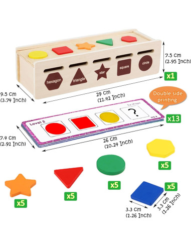 Juguete Educativo de Clasificación y Emparejamiento LOYUEGIYO