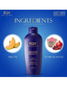 Gel de Ducha Aclarador FAIR & WHITE 1000ml - Extractos de Melón y Granada 2