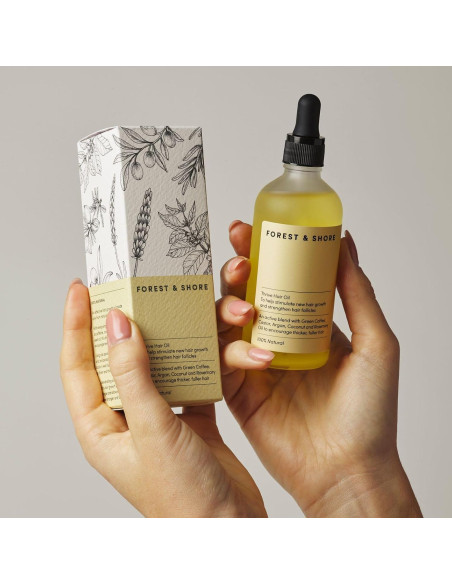 Aceite para Crecimiento del Cabello Forest & Shore 100ml