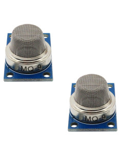 Paquete de 2 Sensores de Gas MQ-9 HUABAN 32x20x22mm