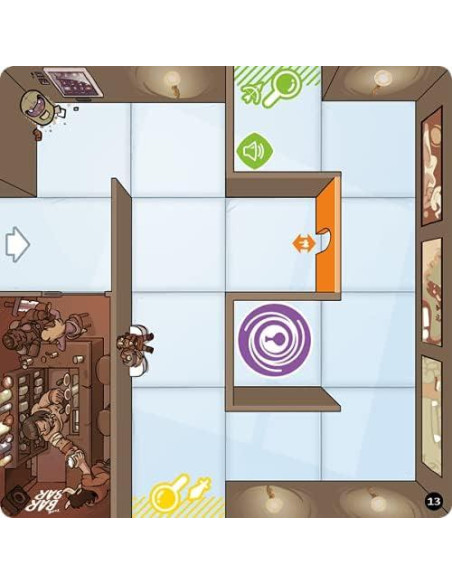 Magic Maze - Luma - Juego Cooperativo 1-8 Jugadores 15 min