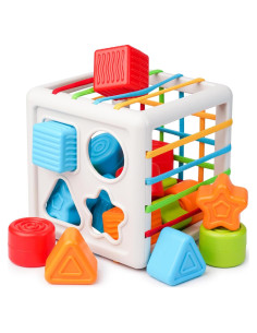 Juguete Clasificador de Formas LiKee 8 Piezas 18+ Meses