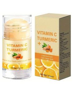 Crema en barra para manos y pies Pixie con cúrcuma y vitamina C 39.4g