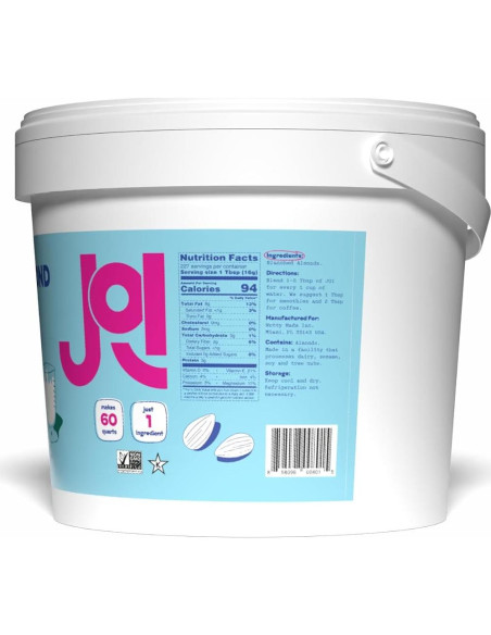 Concentrado de Leche de Almendra JOI 3.63 kg Sin Azúcar Vegano