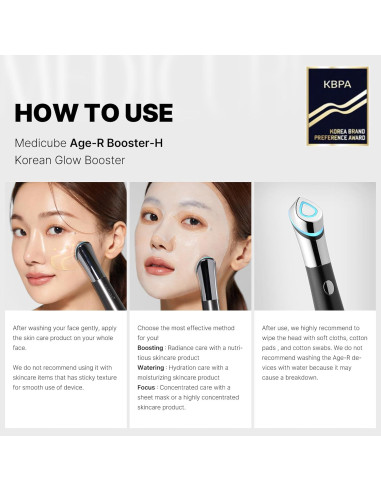 Medicube Age-R Booster H - Acelerador de Brillo Facial