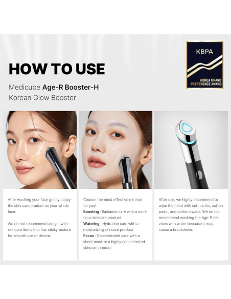 Medicube Age-R Booster H - Acelerador de Brillo Facial
