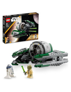 LEGO Star Wars Caza Jedi de Yoda 75360 con R2-D2 y Sable de Luz