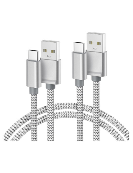 Cargador USB Tipo C Basesailor 6.6FT 2Pack Carga Rápida Cargador USB Tipo C Basesailor 6.6FT 2Pack Carga Rápida