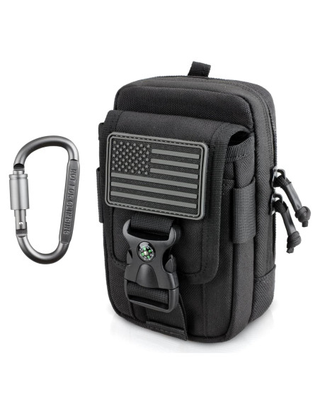 Funda táctica WYNEX para smartphone Molle, doble capacidad