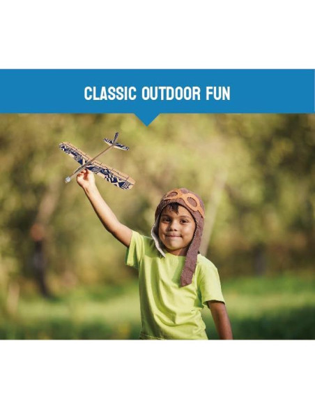 Kit de Aviones de Madera Balsa PLAYSTEM - 4 Planeadores 30.48 cm Kit de Aviones de Madera Balsa PLAYSTEM - 4 Planeadores 30.48 cm