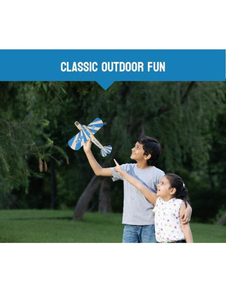 Kit de Aviones de Madera Balsa PLAYSTEM - 4 Planeadores 30.48 cm Kit de Aviones de Madera Balsa PLAYSTEM - 4 Planeadores 30.48 cm