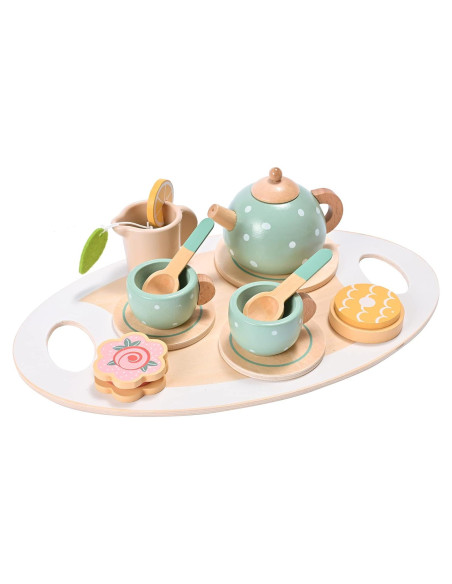 Juego de té de madera 15 piezas MONT PLEASANT para niños