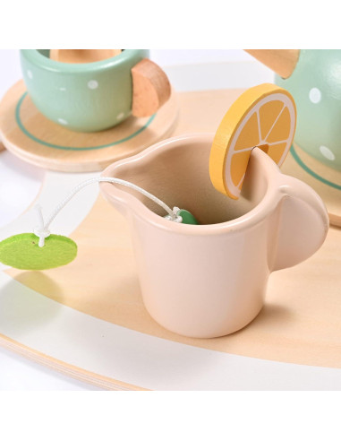 Juego de té de madera 15 piezas MONT PLEASANT para niños