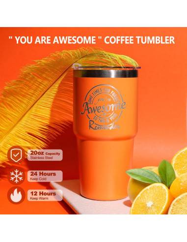 Set de Regalo de Cuidado Personal EOMEOH con Taza Naranja 7 Piezas