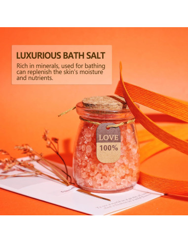 Set de Regalo de Cuidado Personal EOMEOH con Taza Naranja 7 Piezas