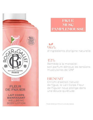 Loción Corporal Hidratante Roger & Gallet Fleur de Figuier 250 ml