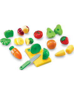 Juguete de Cocina Recursos de Aprendizaje 23 Piezas Frutas y Verduras 2