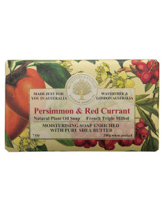Jabones Naturales Wavertree & London Caqui y Grosella Roja 198g
