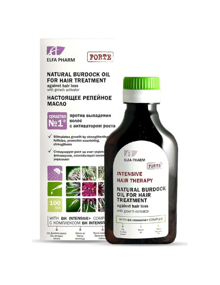 Aceite Natural de Bardana Elfa Pharm 100 ml - Tratamiento Capilar