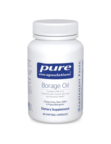 Aceite de Borraja Pure Encapsulations 60 Cápsulas Blandas