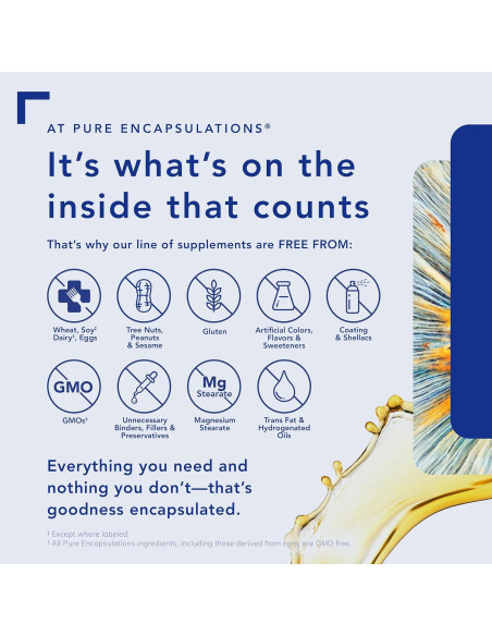 Aceite de Borraja Pure Encapsulations 60 Cápsulas Blandas