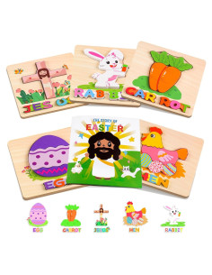 Rompecabezas de Madera Montessori Digi para Niños 1-3 Años