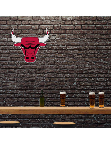 Bandera Cortada NBA Chicago Bulls Rico Industries 45,72 cm