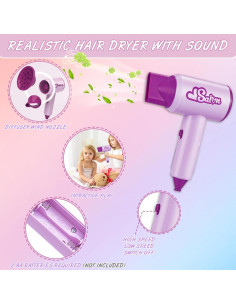 Kit de Maquillaje de Juego WASAiKA 32 Pcs para Niñas 3-5 Años 2