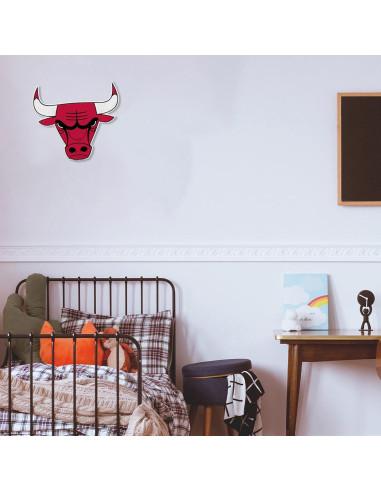 Bandera Cortada NBA Chicago Bulls Rico Industries 45,72 cm